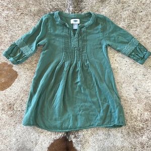 Sage/Army Green Girls size XS(5) Old Navy mid-length Dress